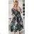 Kleid mit 3/4 Ärmeltasche für Damen (uni sl) ITALIAN Fashion IM3181746