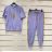 Damen T-Shirt Kurzarm und Jogginghose Set (UNI S / L) TURKISH FASHION IMK20119