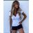 T-Shirt Kurzarm Frauen (Uni s / m) ITALIAN FASHION IMM20A1814
