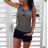 Sommer T-Shirt Dirked (uni sl) ITALIENISCHE Mode IM518108 <p>Khaki</p> S/L one size