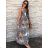 Sommer langes Kleid Damen (uni sl) ITALIENISCHE Mode IM918155