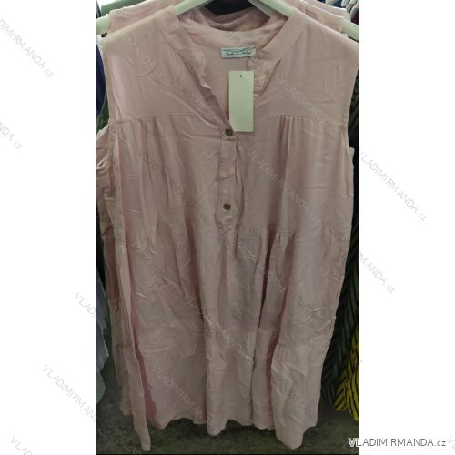 Sommerkleider an den Schultergurten der Frauen in Übergröße (uni xl-3xl) ITALIAN FASHION IM719805