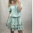 Träger Sommerstreifen Kleid Frauen (UNI S-M) ITALIENISCHE MODE IMM20315