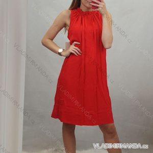 Ärmelloses Sommerkleid für Frauen (uni sm) ITALIAN FASHION IMD20550