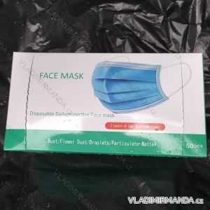 Gesichtsschutzmaske mit dicker Kontaktsohle gegen 3 layers Unisex-Viren (Einheitsgröße) MADE IN CHINA ROUSKA11001