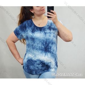 T-Shirt Kurzarm Damen Batik (uni m / xl) ITALIAN FASHION IM720150