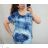 T-Shirt Kurzarm Damen Batik (uni m / xl) ITALIAN FASHION IM720150