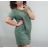 Kurzarm-Sommerkleid für Damen (uni l / 2xl) ITALIAN FASHION IM720151