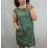 Kurzärmeliges Sommerkleid für Damen (uni l / 2xl) ITALIAN FASHION IM720152