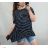 T-Shirt Kurzarm Damen Batik (uni m / xl) ITALIAN FASHION IM720155