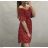 Carmen Sommerkleid Tupfen (uni s / m) ITALIENISCHE MODE IM620013