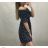 Carmen Sommerkleid Tupfen (uni s / m) ITALIENISCHE MODE IM620013