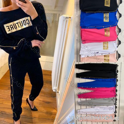 Set lange Jogginghosen und langärmliges Sweatshirt für Frauen (UNI S / L) TURKISH FASHION IMK20148