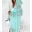 Kleid mit 3/4 Ärmeltasche für Damen (uni sl) ITALIAN Fashion IM3181746