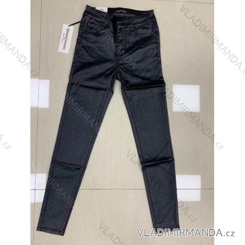 Lange Leggings DAMENLEDER (UNI S-M) ITALIENISCHE MODE IMM20FD3063
