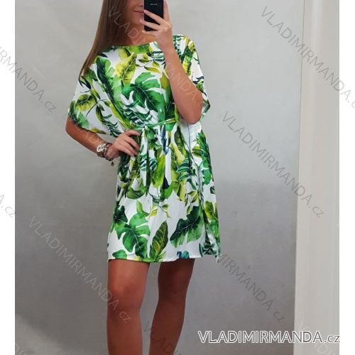 Blumiges Sommerkleid für Damen (UNI S / M) ITALIAN FASHION IMM20800