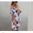 Sommerkleid mit nackten Schultern kurze Frauen (uni s / m) ITALIENISCHE MODA IM9199723