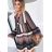 Sommer Langarm Blumenkleid mit Rüschen Frauen (UNI S / L) ITALIENISCHE MODE IMK20154