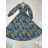Sommerkleid Langarm geblümte Damen (UNI S / L) ITALIAN FASHION IMK20150