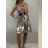 Sommerkurzkleid an Damenriemen (UNI SL) ITALIAN FASHION IMK20016