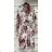 Sommerkleid Langarm geblümte Damen (UNI S / L) ITALIAN FASHION IMK20150