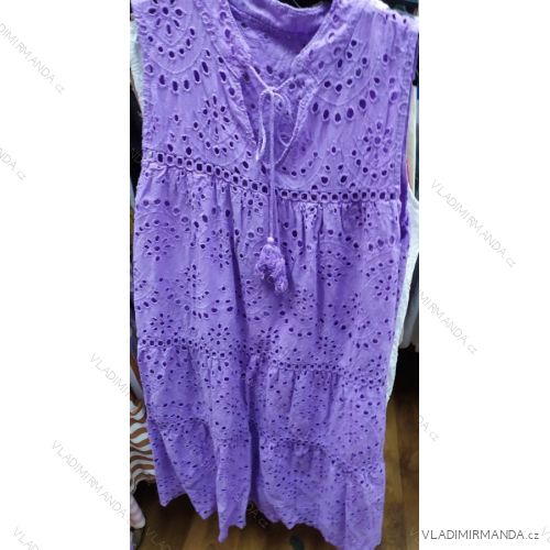 Sommer Kurzarm Sommerkleid für Frauen (UNI S / M) ITALIAN FASHION IM920198