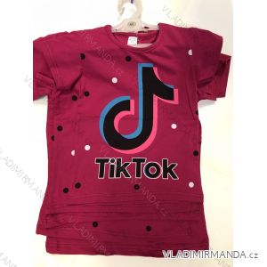 T-Shirt Kurzarm Kinder Mädchen (8-12 Jahre) TÜRKISCHE PRODUKTION TVB20011