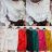 Bluse Langarm mit Rüschen Frauen (UNI S / L) ITALIAN FASHION IMK20159