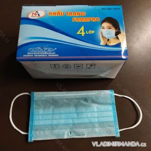 Gesichtsschutzmaske mit dicker Kontaktsohle gegen 3 layers Unisex-Viren (Einheitsgröße) MADE IN CHINA ROUSKA12