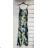 Langes Sommerkleid an Trägern Frauen (UNI S / L) ITALIAN FASHION IMK20080