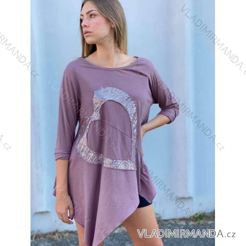 Kurzarm-T-Shirt für Damen (UNI S-M) ITALIAN FASHION IMM20308