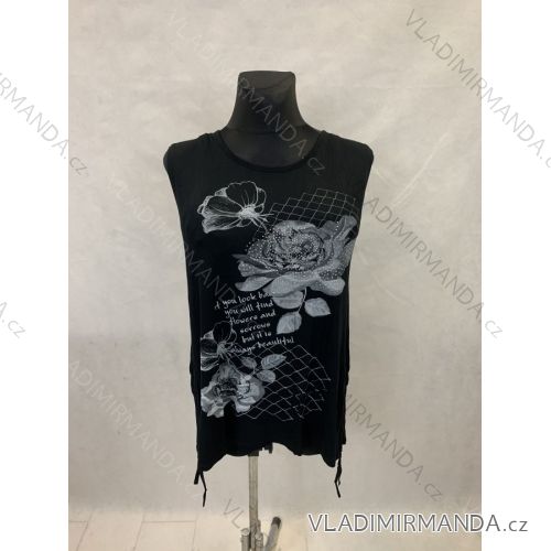 T-Shirt Kurzarm Damen übergroß (UNI XL-2XL) TURKISH FASHION TME20026