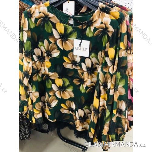 Tunika alle Bluse Langarm Frauen (uni m / l) ITALIAN FASHION IM920042