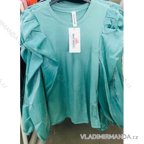 Tunika alle Bluse Langarm Frauen (uni m / l) ITALIAN FASHION IM920042