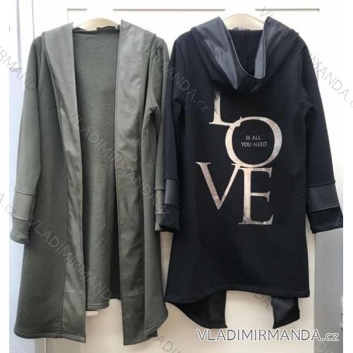 Kleid mit 3/4 Ärmeltasche für Damen (uni sl) ITALIAN Fashion IM3181746