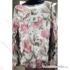 Tunika Bluse 3/4 Langarm Damen (uni m / l) ITALIAN FASHION IM920092