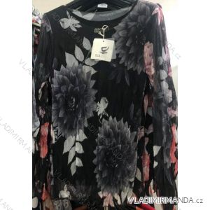 Tunika Bluse 3/4 Langarm Damen (uni m / l) ITALIAN FASHION IM920092