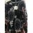 Tunika Bluse 3/4 Langarm Damen (uni m / l) ITALIAN FASHION IM920092