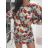 Kleid mit 3/4 Ärmeltasche für Damen (uni sl) ITALIAN Fashion IM3181746