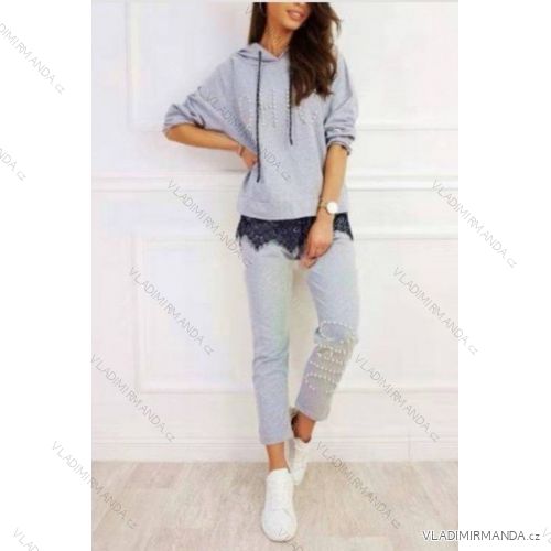 Bluse Langarm mit Rüschen Frauen (UNI S / L) ITALIAN FASHION IMK20159