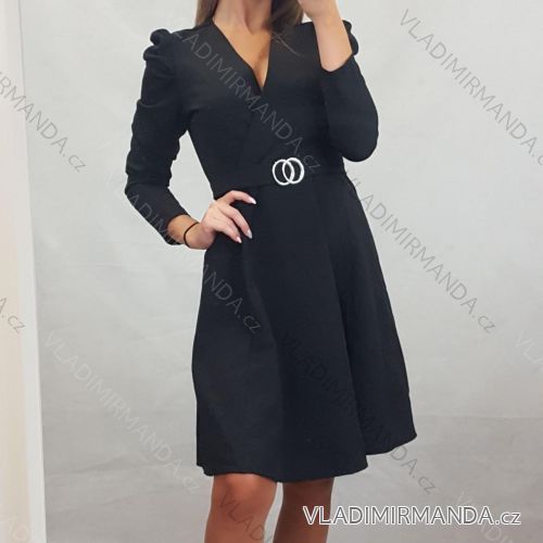 Bluse 3/4 Ärmel mit Knöpfen (uni sl) ITALIENISCHE Mode IMM20206