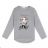 Langarm T-Shirt mit Kinder Mädchen (116-146) KUGO M2010