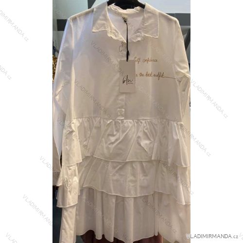 Kleid Andere Hemden Kurzarm Damen (uni sl) ITALIENISCHE Mode IM21800914