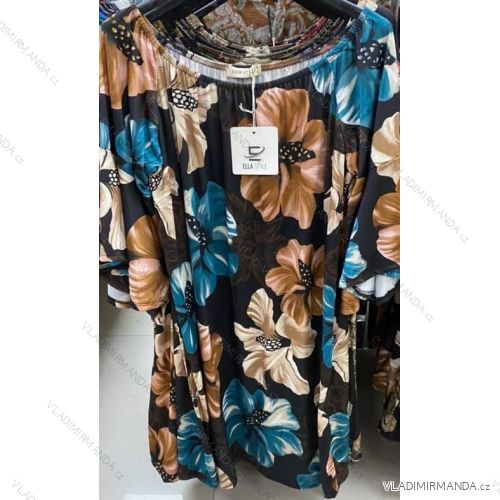 Sommer-Frauenkleid (uni sl) ITALIENISCHE Mode IM9177668