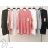 Bluse Langarm mit Rüschen Frauen (UNI S / L) ITALIAN FASHION IMK20159
