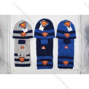 Set Mützen, Schal, Handschuhe Batman vs Superman Baby Boys (Einheitsgröße) SETINO 780-569B