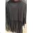 Freizeitkleid 3/4 Langarm Damen (uni s / m) MODA ITALY IM319765