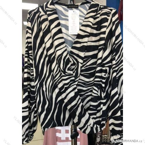 Tunika Bluse 3/4 Langarm Damen (uni m / l) ITALIAN FASHION IM920092