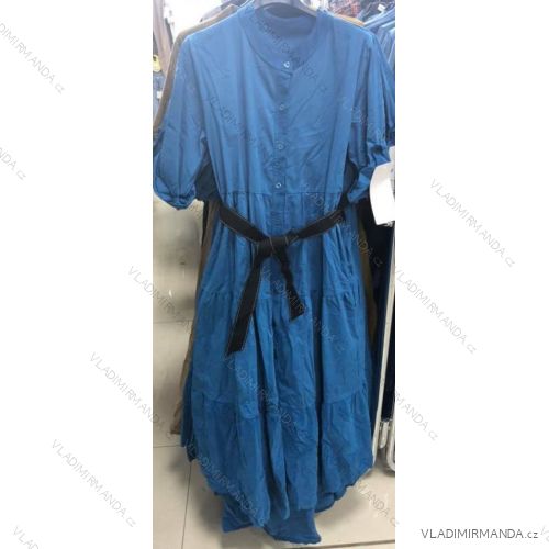 Kleid Andere Hemden Kurzarm Damen (uni sl) ITALIENISCHE Mode IM21800914