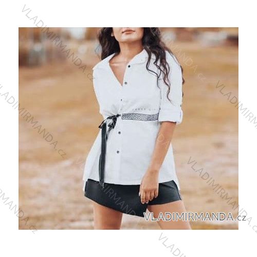 Kleid Andere Hemden Kurzarm Damen (uni sl) ITALIENISCHE Mode IM21800914